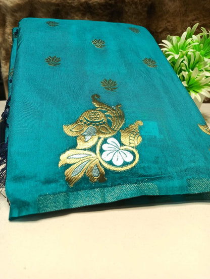 Artificial / Mix Crape Sarees ( Semi Crape )