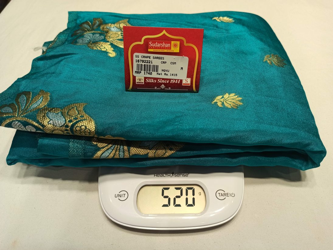 Artificial / Mix Crape Sarees ( Semi Crape )