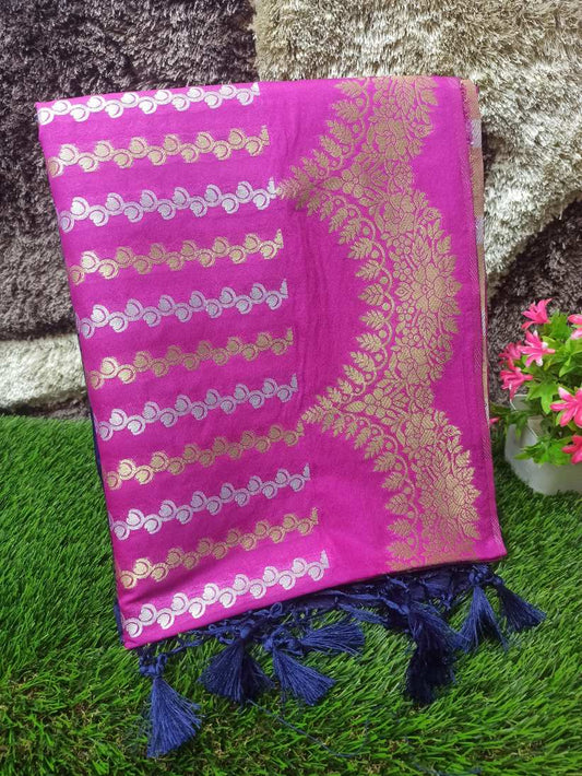 Artificial / Mix Crape Sarees ( Semi Crape )