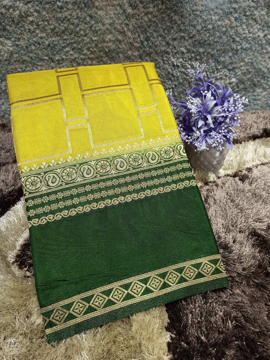 Artificial / Mix Crape Sarees ( Semi Crape )