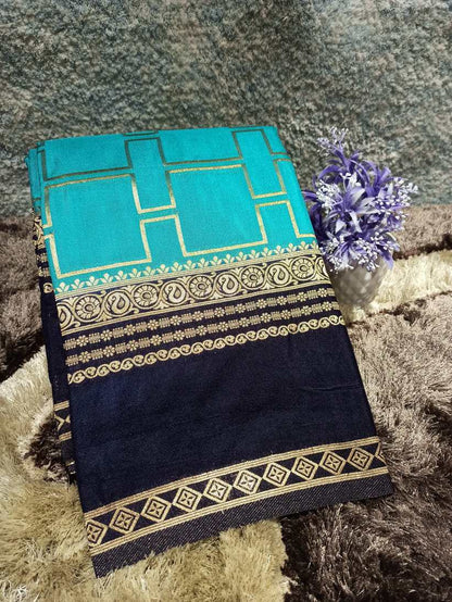 Artificial / Mix Crape Sarees ( Semi Crape )