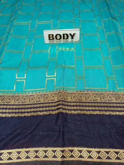 Artificial / Mix Crape Sarees ( Semi Crape )