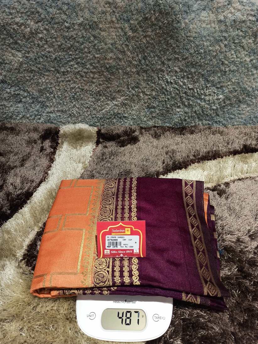 Artificial / Mix Crape Sarees ( Semi Crape )