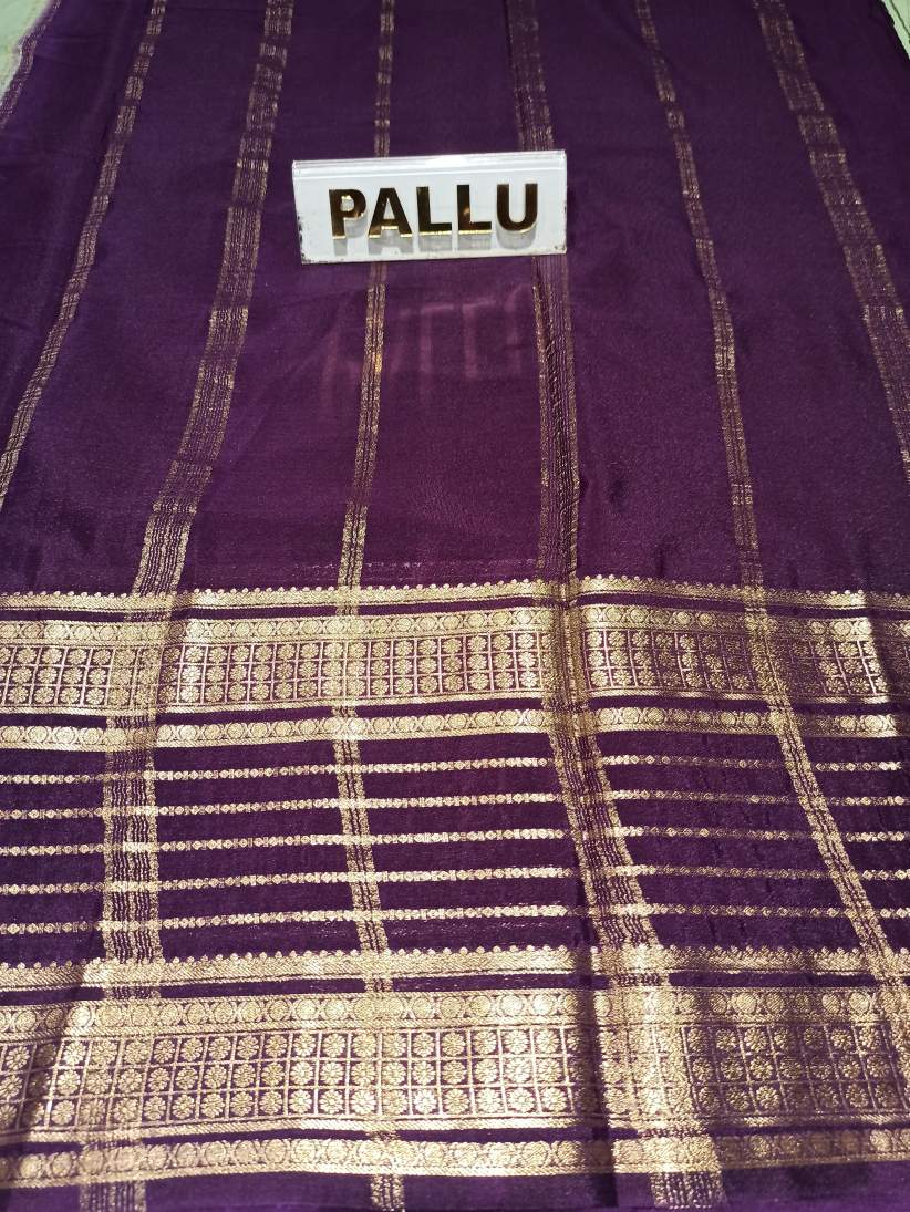 Artificial / Mix Crape Sarees ( Semi Crape )