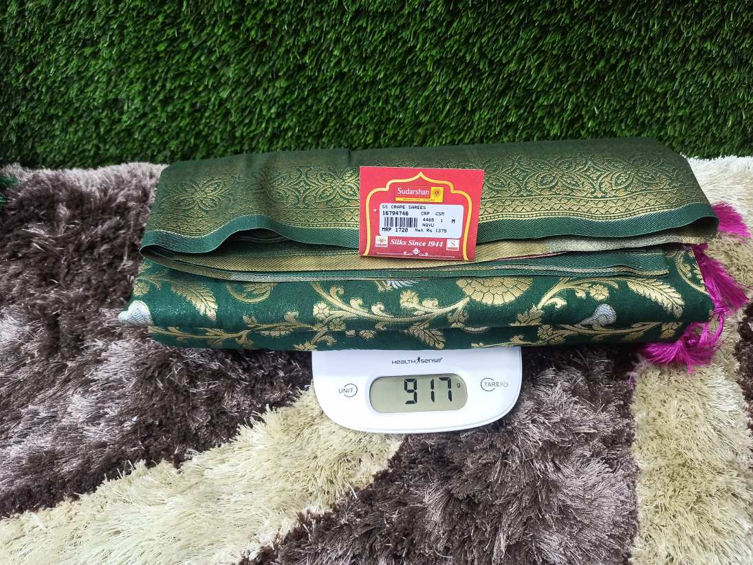 Artificial / Mix Crape Sarees ( Semi Crape )