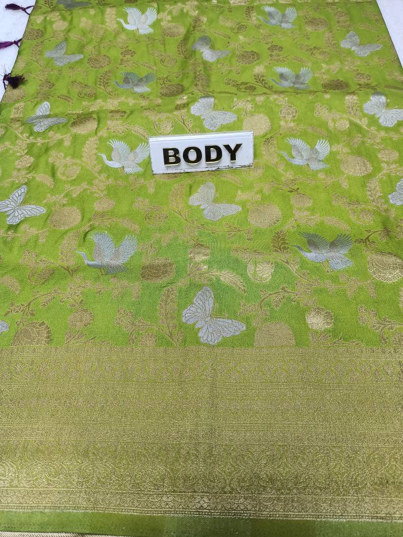 Artificial / Mix Crape Sarees ( Semi Crape )