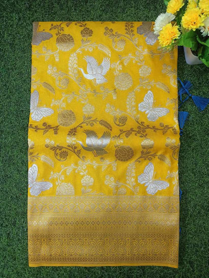 Artificial / Mix Crape Sarees ( Semi Crape )