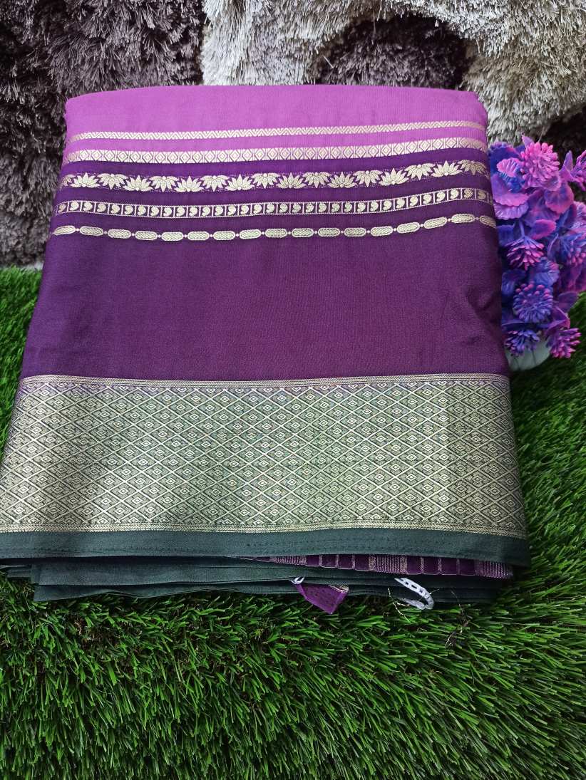 Artificial / Mix Crape Sarees ( Semi Crape )