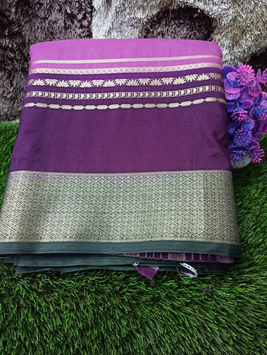 Artificial / Mix Crape Sarees ( Semi Crape )