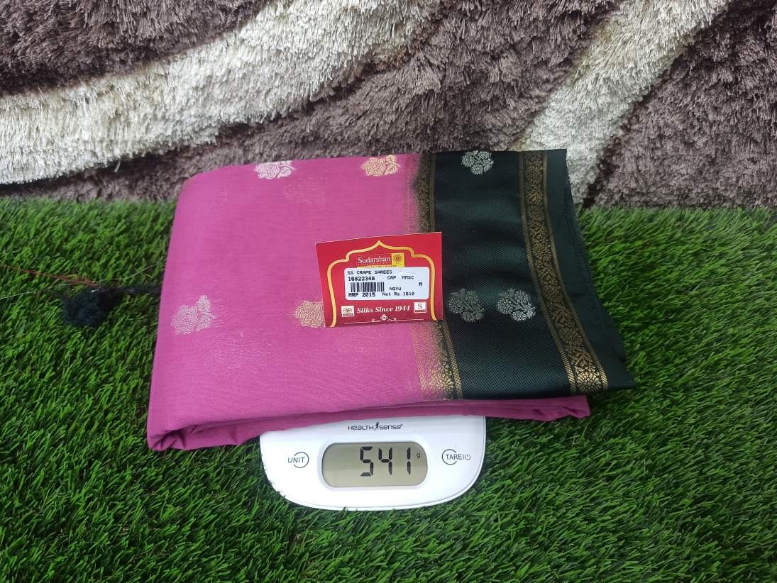 Artificial / Mix Crape Sarees ( Semi Crape )