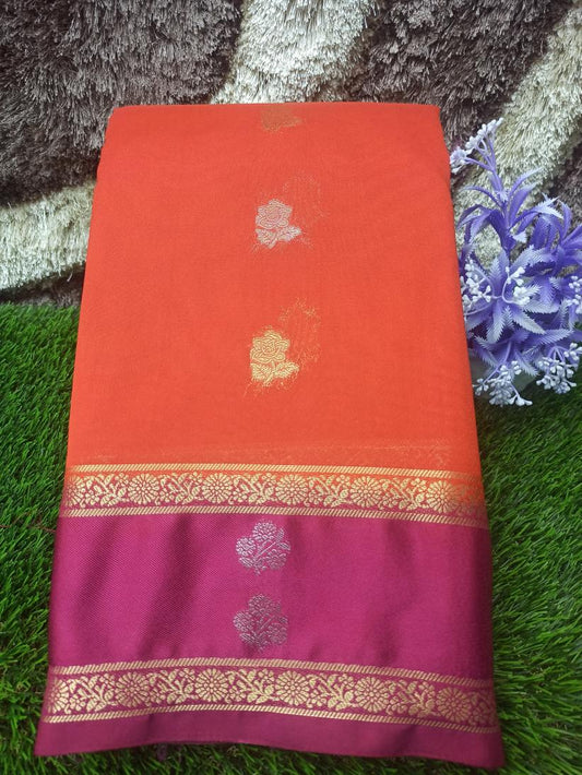 Artificial / Mix Crape Sarees ( Semi Crape )