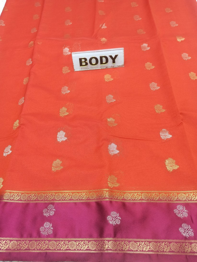Artificial / Mix Crape Sarees ( Semi Crape )