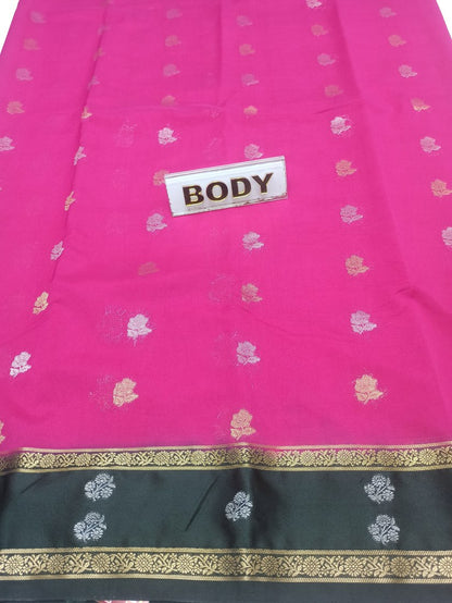 Artificial / Mix Crape Sarees ( Semi Crape )