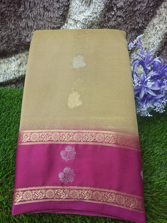 Artificial / Mix Crape Sarees ( Semi Crape )