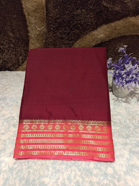 Artificial / Mix Crape Sarees ( Semi Crape )