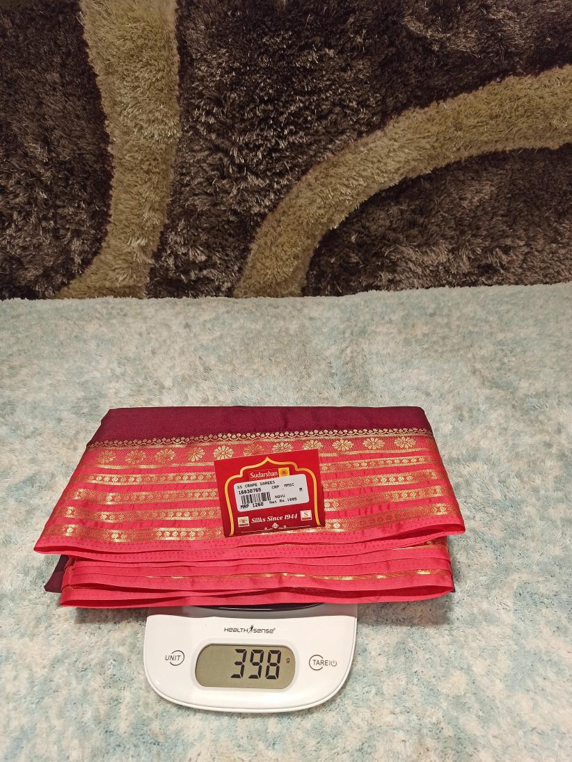 Artificial / Mix Crape Sarees ( Semi Crape )