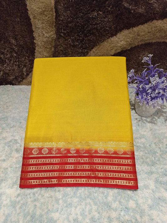 Artificial / Mix Crape Sarees ( Semi Crape )