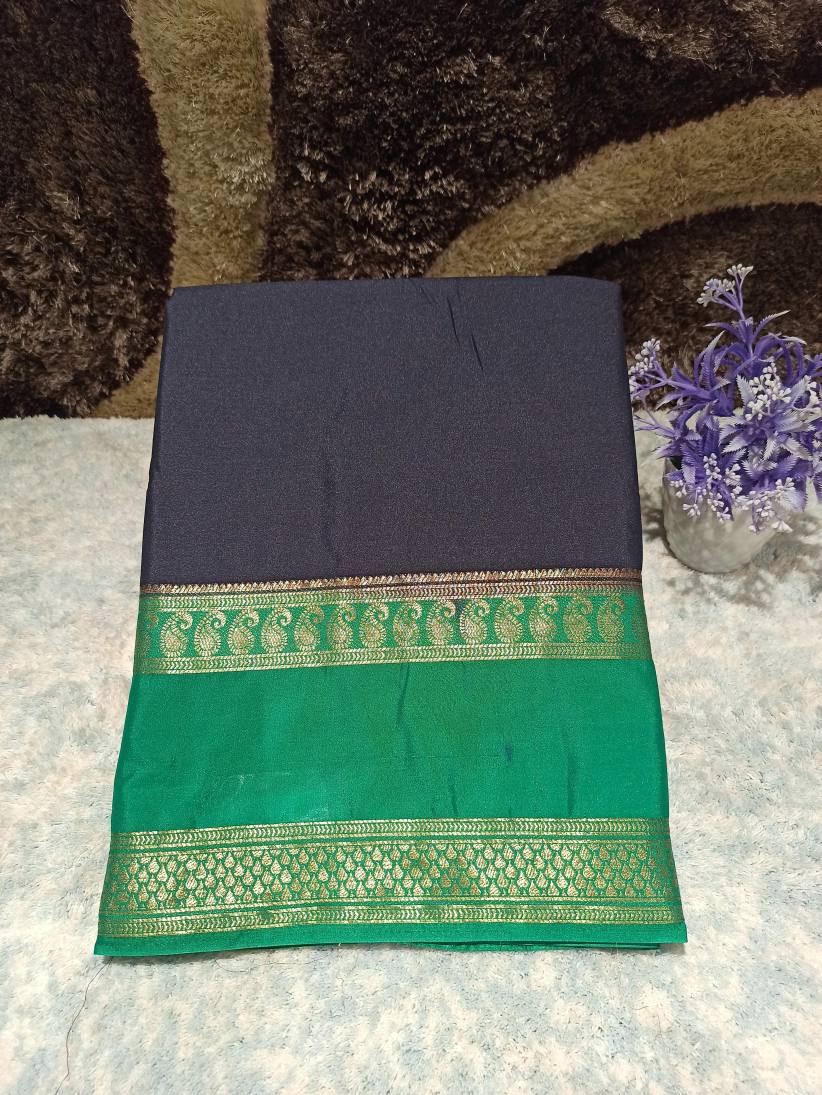 Artificial / Mix Crape Sarees ( Semi Crape )