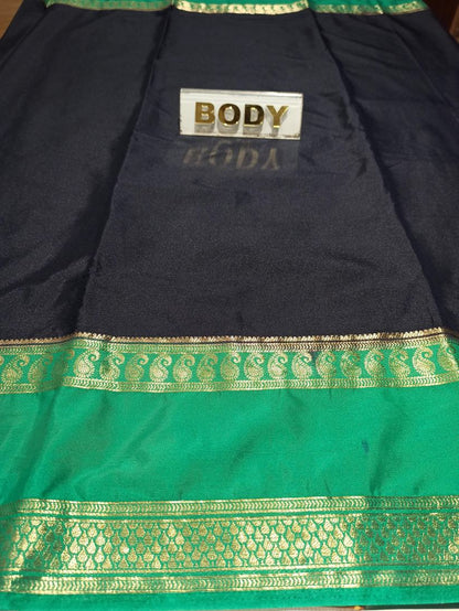 Artificial / Mix Crape Sarees ( Semi Crape )