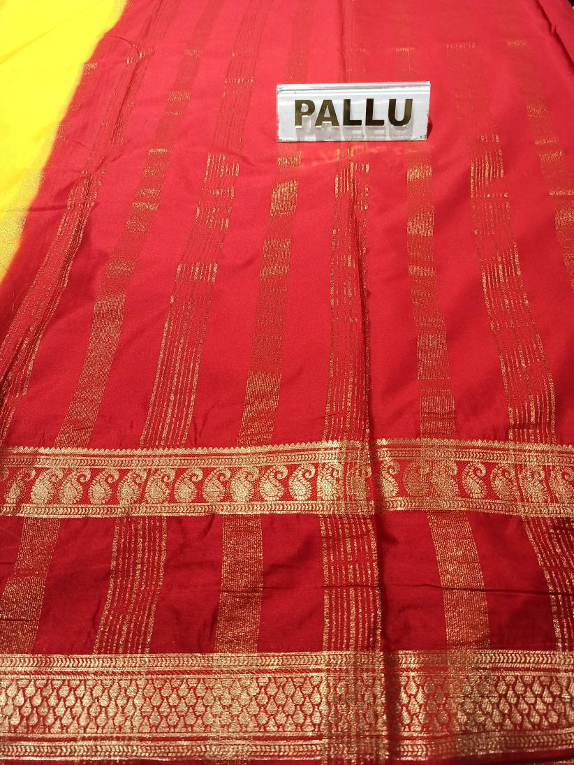 Artificial / Mix Crape Sarees ( Semi Crape )