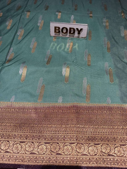 Artificial / Mix Crape Sarees ( Semi Crape )