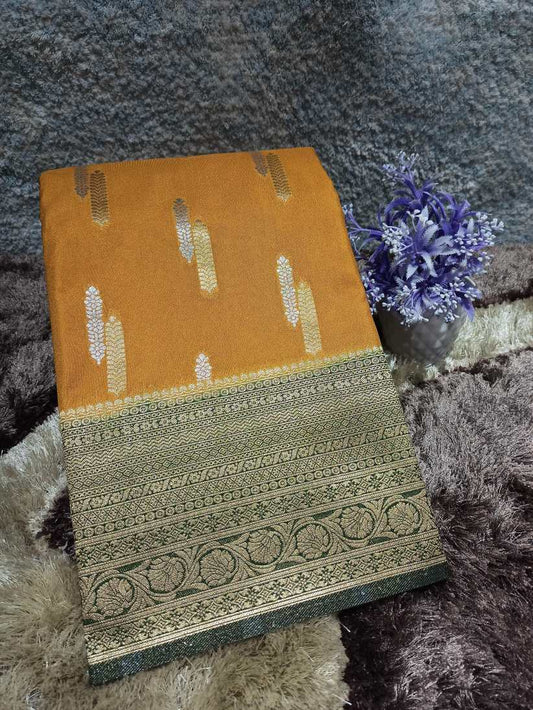 Artificial / Mix Crape Sarees ( Semi Crape )