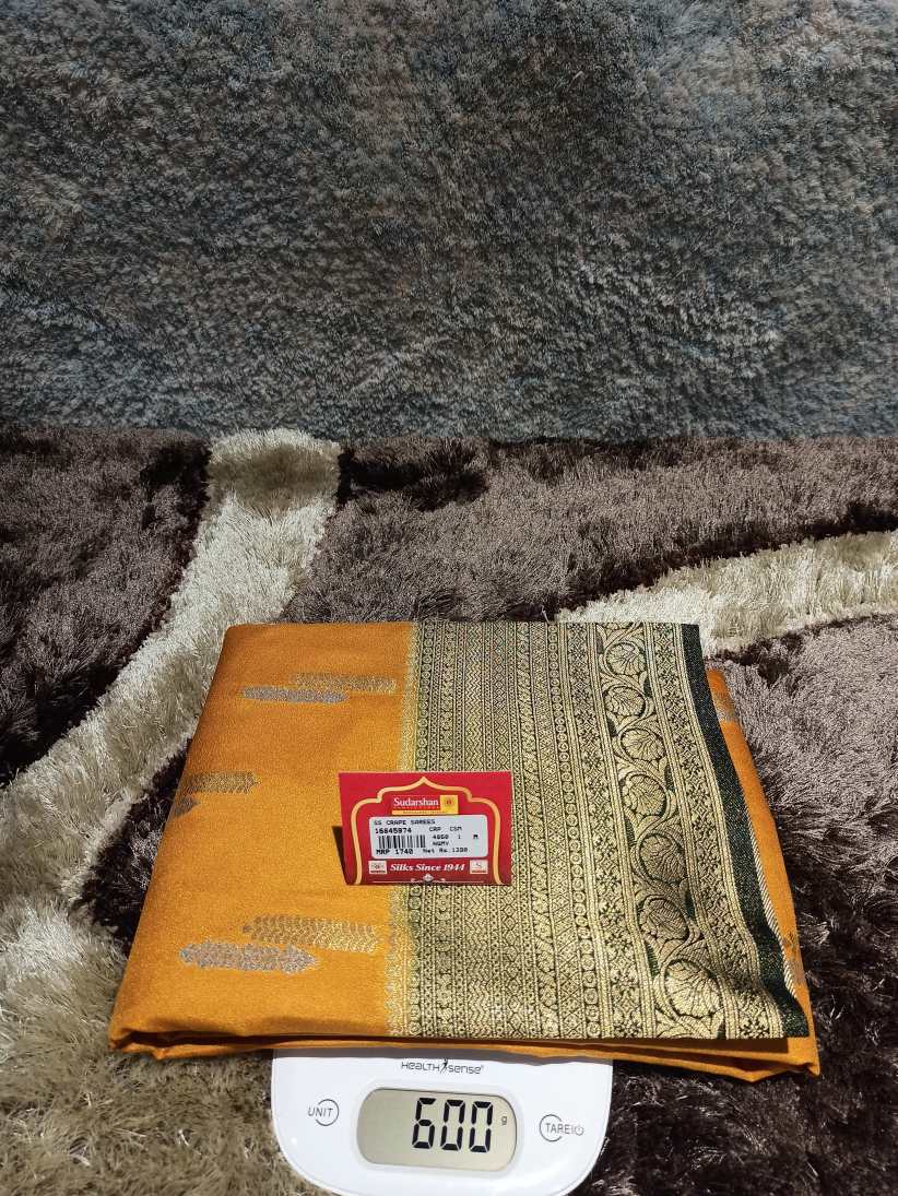 Artificial / Mix Crape Sarees ( Semi Crape )