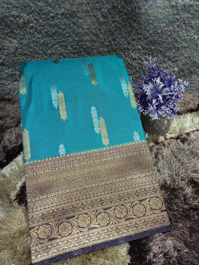 Artificial / Mix Crape Sarees ( Semi Crape )