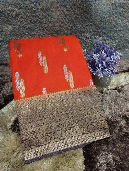 Artificial / Mix Crape Sarees ( Semi Crape )