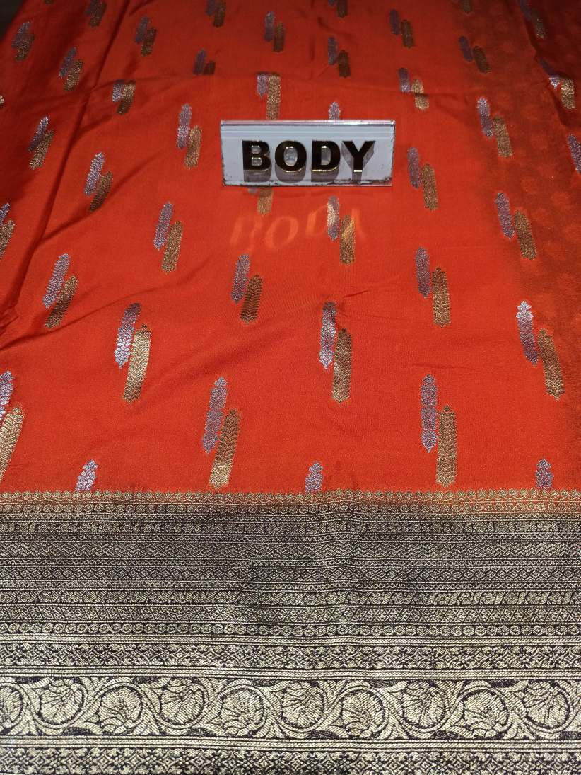 Artificial / Mix Crape Sarees ( Semi Crape )