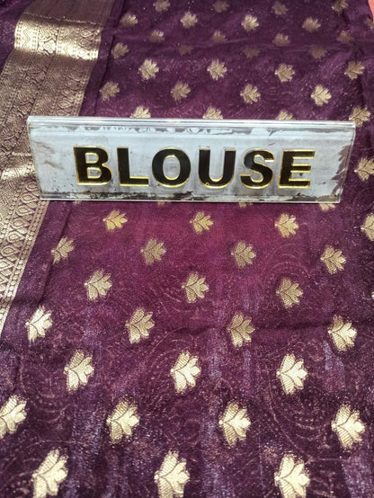 Artificial / Mix Crape Sarees ( Semi Crape )