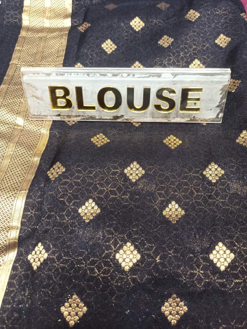 Artificial / Mix Crape Sarees ( Semi Crape )