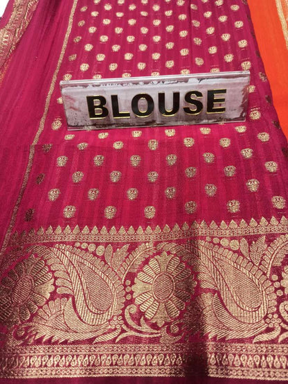 Artificial / Mix Crape Sarees ( Semi Crape )