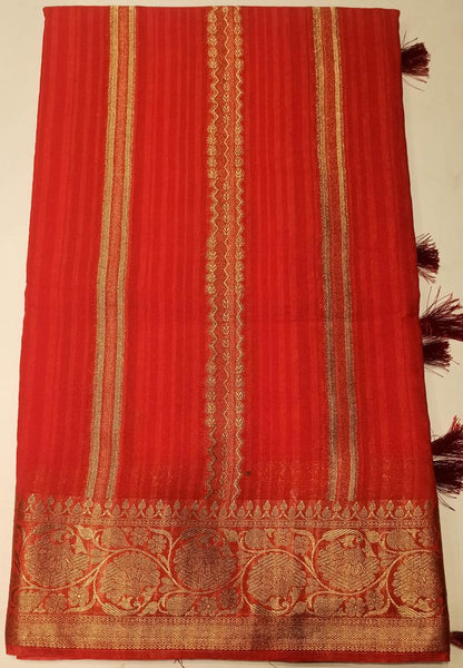 Artificial / Mix Crape Sarees ( Semi Crape )