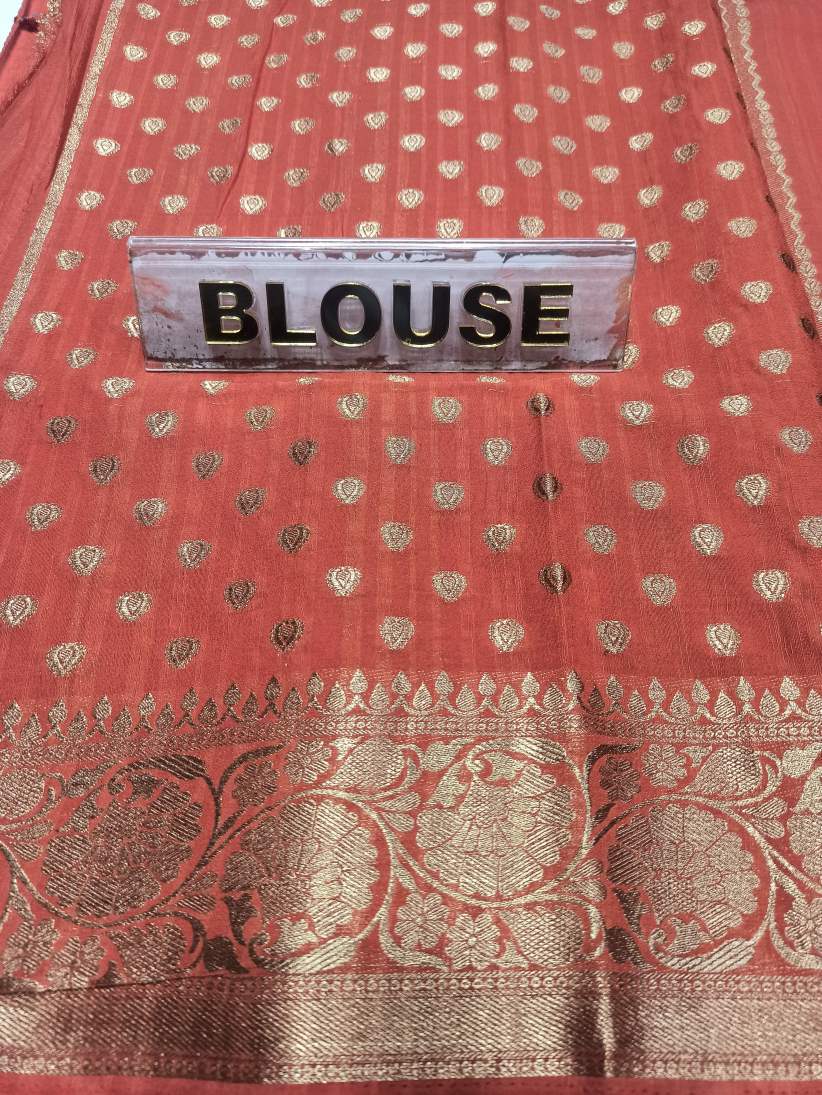 Artificial / Mix Crape Sarees ( Semi Crape )