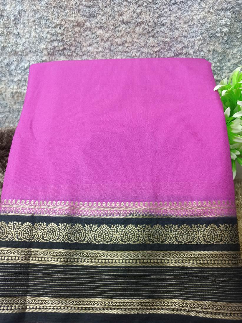 Artificial / Mix Crape Sarees ( Semi Crape )