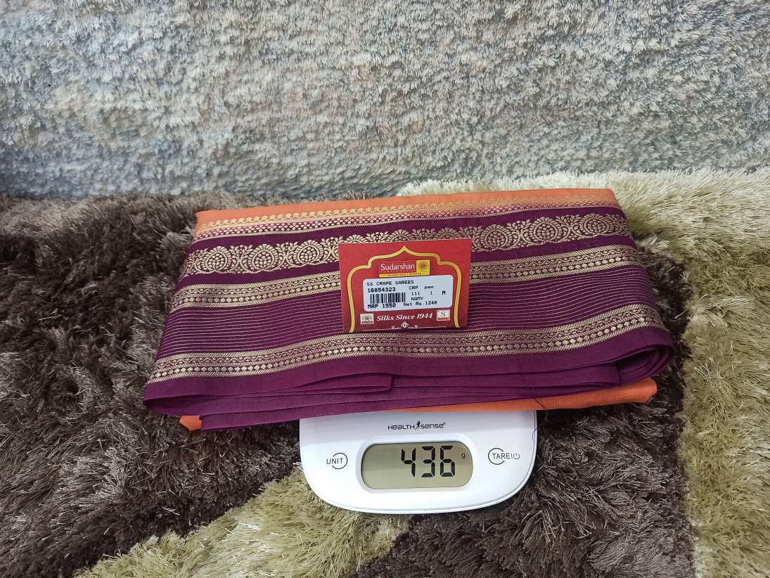 Artificial / Mix Crape Sarees ( Semi Crape )