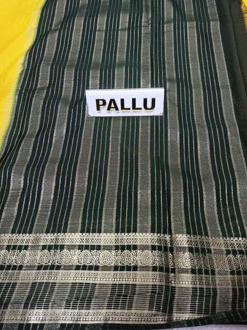 Artificial / Mix Crape Sarees ( Semi Crape )