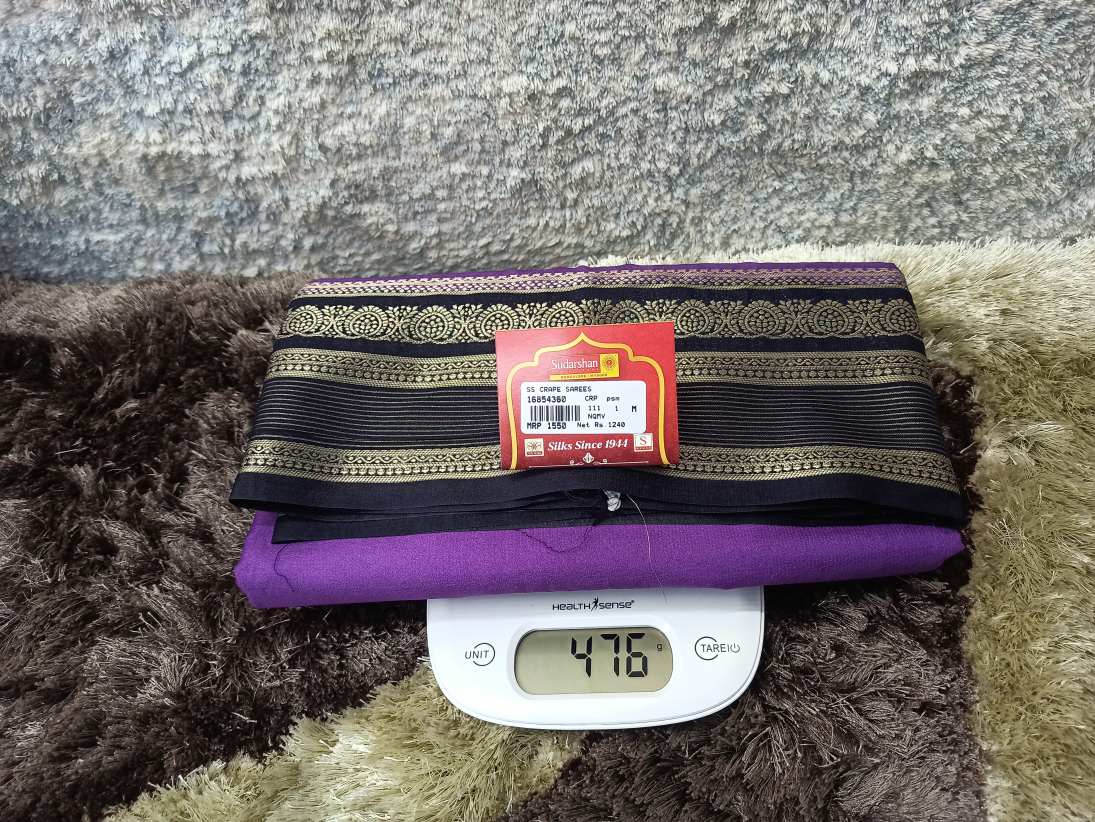 Artificial / Mix Crape Sarees ( Semi Crape )