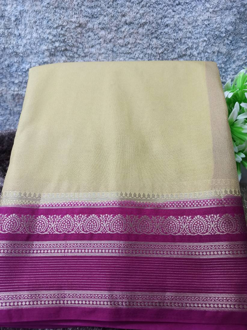 Artificial / Mix Crape Sarees ( Semi Crape )