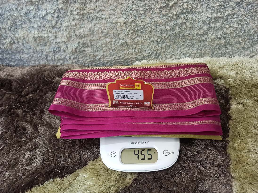 Artificial / Mix Crape Sarees ( Semi Crape )