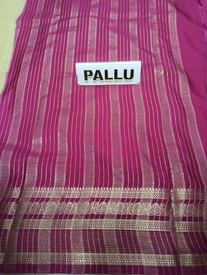 Artificial / Mix Crape Sarees ( Semi Crape )