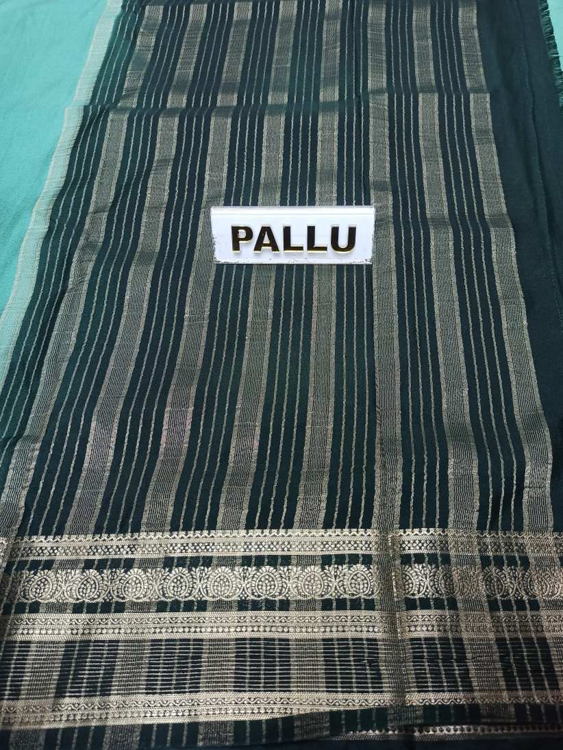 Artificial / Mix Crape Sarees ( Semi Crape )