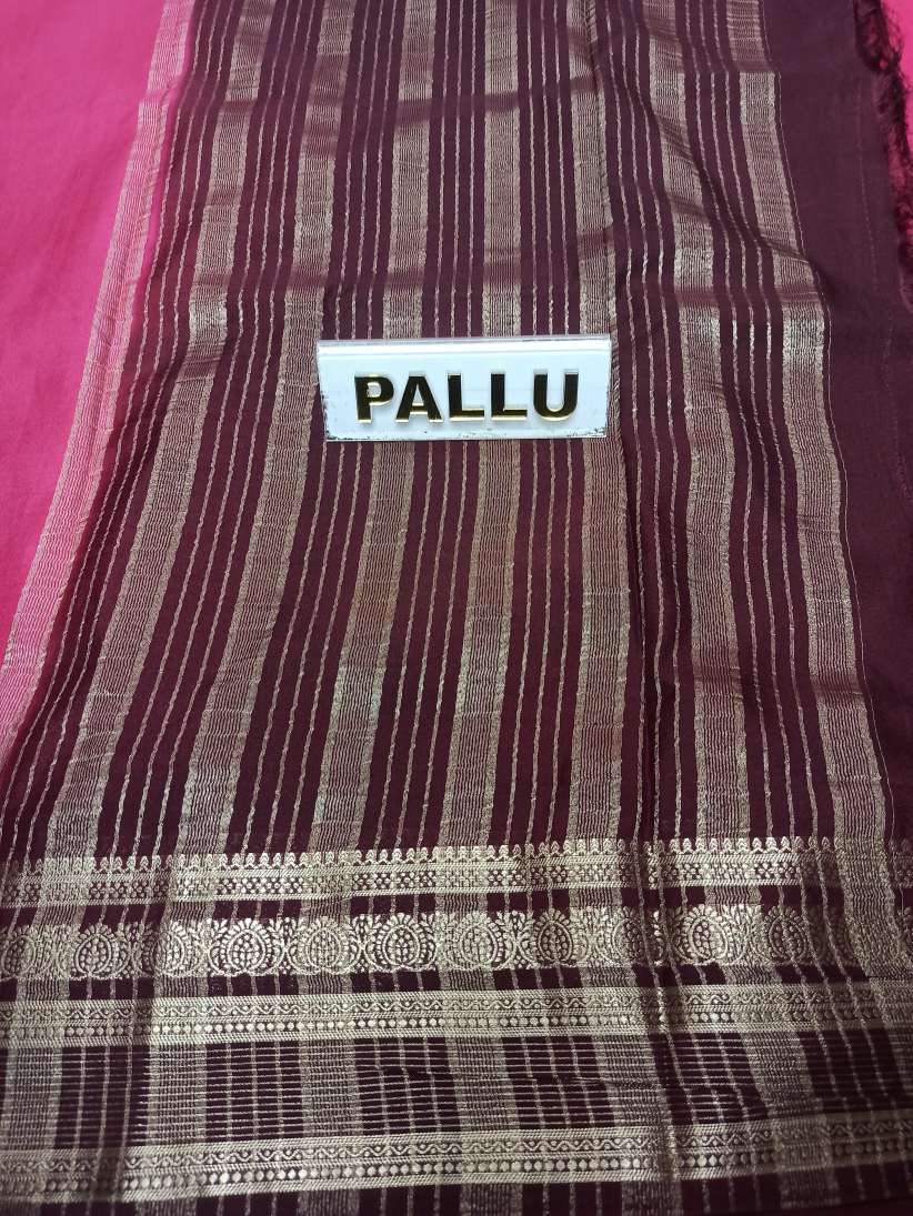 Artificial / Mix Crape Sarees ( Semi Crape )