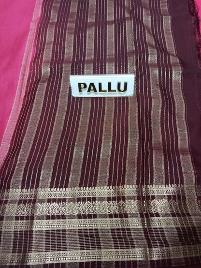 Artificial / Mix Crape Sarees ( Semi Crape )