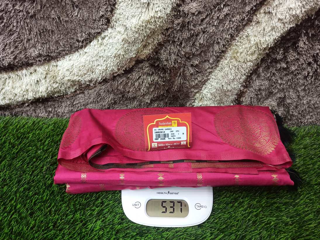 Artificial / Mix Crape Sarees ( Semi Crape )