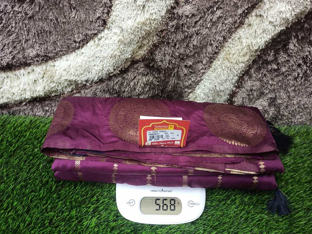 Artificial / Mix Crape Sarees ( Semi Crape )