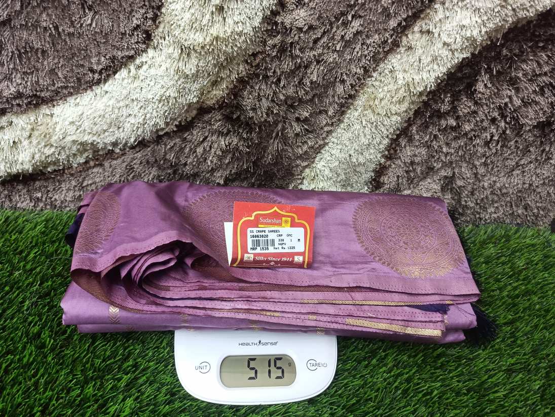 Artificial / Mix Crape Sarees ( Semi Crape )