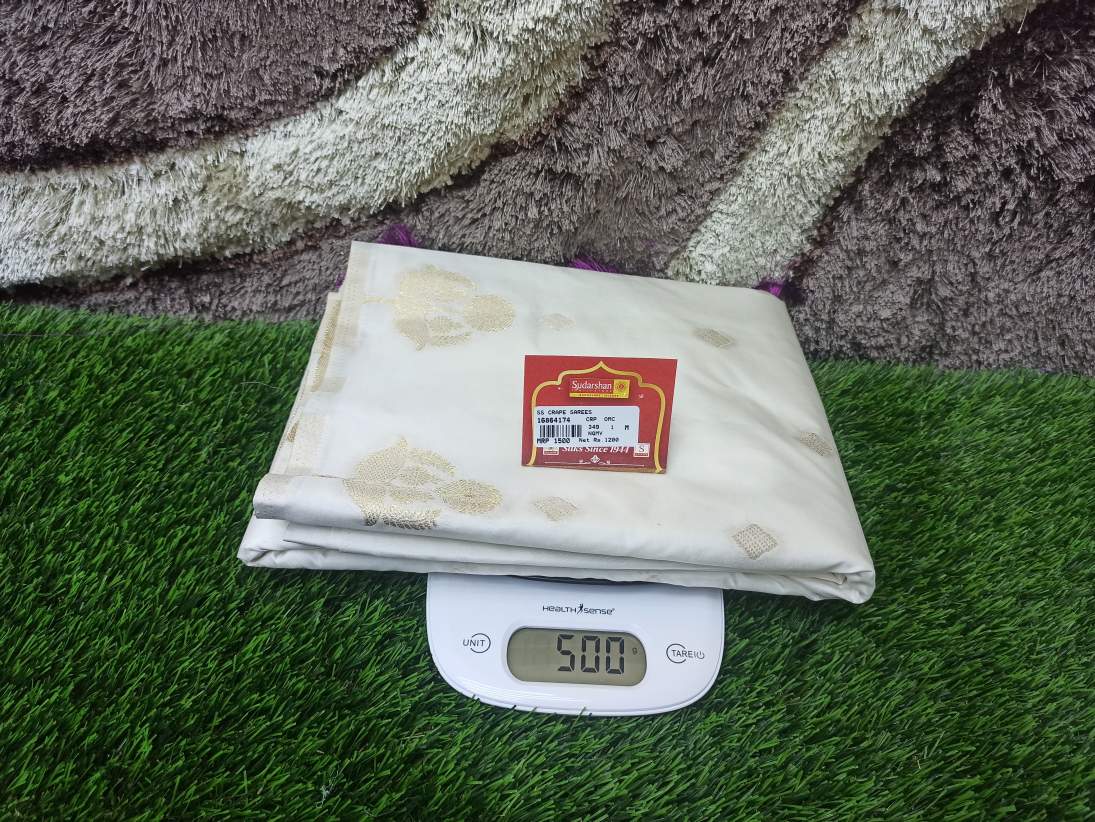 Artificial / Mix Crape Sarees ( Semi Crape )