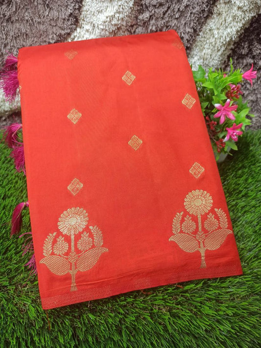 Artificial / Mix Crape Sarees ( Semi Crape )